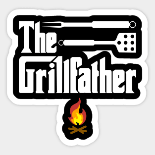 The Grillfather - BBQ Dad Sticker